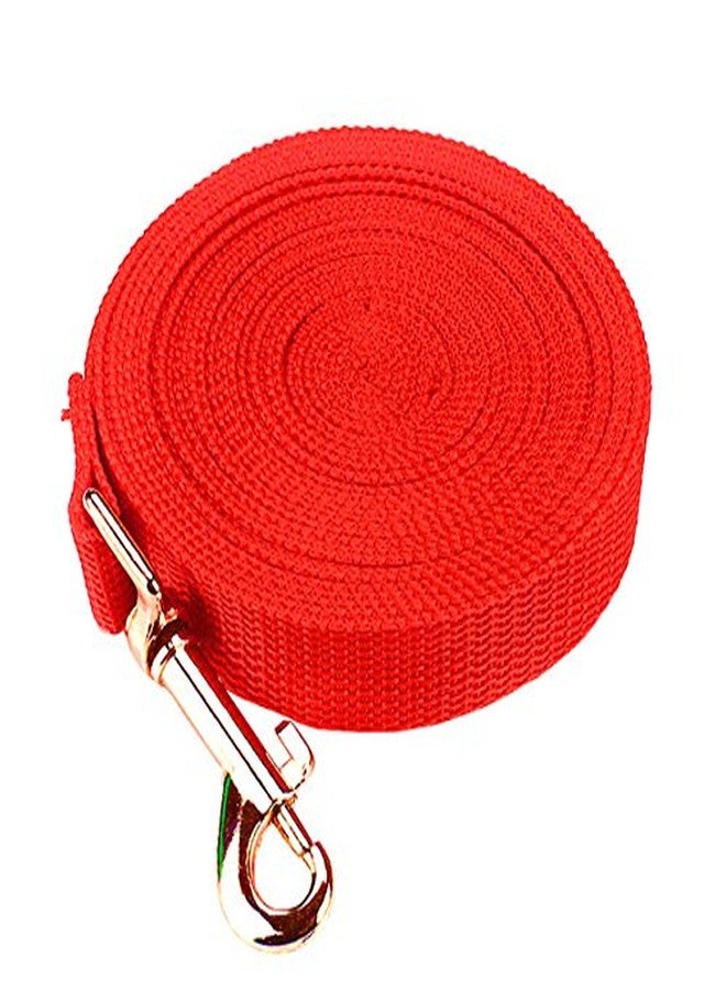 Nema NM Nema Nylon Adjustable Training Dog Leash - Red - Medium - Image 3